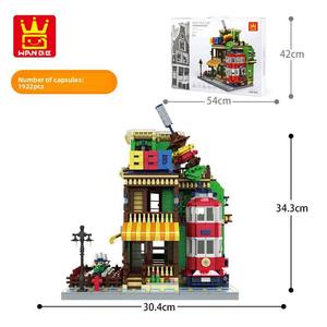 Set de Construcción de Bloques de Plástico ABS Modelo 6313, Serie Escena Urbana, Restaurante de Camiones de Comida BBQ, Juguete de Construcción para Niños de 0 a 3 Años - Product Image 4