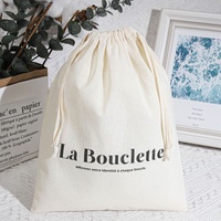 Sac à chaussures en coton biologique écologique avec cordon de serrage, grand format, personnalisable avec logo imprimé, en mousseline, pour emballage cadeau de Noël