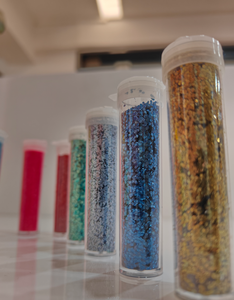Set 12 Holographic Glitter Colors PU Bottle Customizable Colors All Possible Combinations Decorative Waterproof <b>Nail</b> Art Makeup - Product Image 1