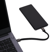 Kabel Micro USB Gelang Silikon Berbahan Logam Magnetik USB3.0 Tipe-C 2m Pengisian Cepat 5A
