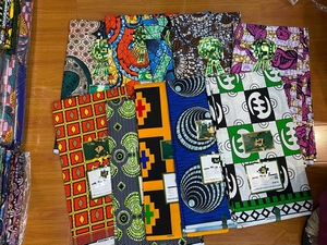 Cera Africana Ankara taparrabos algodón 6 yardas <span class=keywords><strong>tela</strong></span> Pagne Africain auténtica <span class=keywords><strong>tela</strong></span> Batik 6 yardas/pieza para Nigeria - Product Image 6