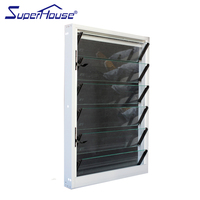 Fabricant blanc électrique automatique persienne aveugle verre teinté persienne fenêtre en aluminium pas besoin de rideaux