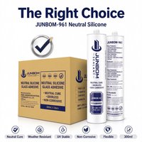 Scellant silicone neutre 961 résistant aux intempéries, directement de l'usine, pour applications de construction, fenêtres et portes