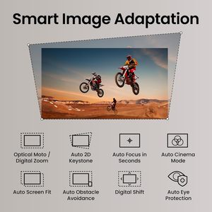Proyector Doméstico TK705i 1080P HDR |   Lumens Google TV Integrado con Ajuste Automático HDR10/HLG de 16ms, TK705i, Imágenes Verdaderas 4K UHD HDR - Product Image 3