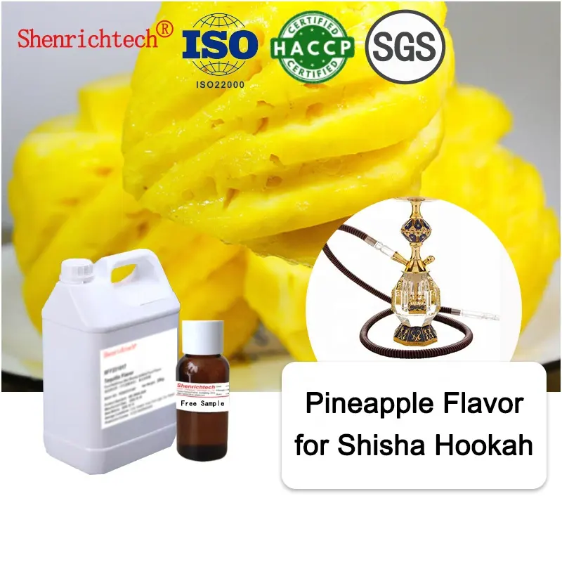 Shisha nargile lezzet tütün lezzet için yüksek konsantre gıda ananas lezzet