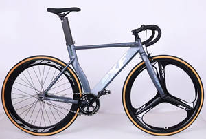 Vélo à pignon fixe 700c, cadre en alliage, nouveau modèle, couleur noire, en stock - Product Image 6