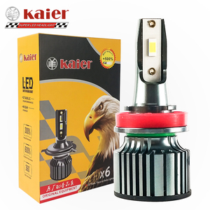 ไฟหน้ารถยนต์ Kaier Factory X6 CSP LED รุ่นใหม่ กำลังสูง ขนาดเล็ก หลอดไฟซีนอน H4 H11 d2 D4 H7 - Product Image 1