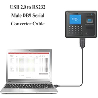 Mâle à mâle câble rs232 câble usb db9