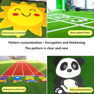 Césped artificial de césped sintético bien usado para <span class=keywords><strong>cancha</strong></span> de tenis de pádel, alfombra verde, Bola de césped artificial negra - Product Image 5