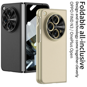Funda <span class=keywords><strong>de</strong></span> Cuero para Oneplus OPEN Modelo Find N3, Funda para Teléfono Samsung Z Fold 5 5G con Patrón <span class=keywords><strong>de</strong></span> Lichee, Modelo 1+ Hecho <span class=keywords><strong>de</strong></span> PC - Product Image 3