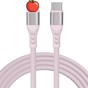 <span class=keywords><strong>Cable</strong></span> de Datos Tipo-C a Tipo-C para Teléfono Móvil, Portátil, Colorido, de Carga Rápida, Personalizado, en Oferta - Product Image 1