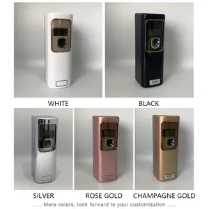 Automatic Perfume Toilet Spray Aerosol Dispenser Lcd Battery Operated Wall Mounted Air Freshener Dispenser YK8205