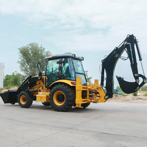 Gratis bezorging. Mini-graafmachine, Euro 5 CE-gecertificeerd, 2,5-tons 4x4 graafmachine voor graven. Graafmachine met laadschop - Product Image 3