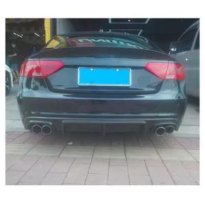 Diffuseur de pare-chocs arrière en fibre de carbone véritable pour <span class=keywords><strong>Audi</strong></span> A5 <span class=keywords><strong>S5</strong></span> B8.5 2012 2013 2014 <span class=keywords><strong>2015</strong></span> 2016, <span class=keywords><strong>prix</strong></span> d'usine - Product Image 4