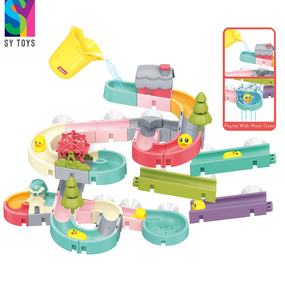 SY-juguete de baño para niños, 62 piezas, <span class=keywords><strong>juego</strong></span> de pista de montar, DIY, caminar, succión, Orbit, Spooning de agua - Product Image 3