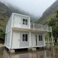 Maison conteneur en acier détachable de 20 pieds, bureau à domicile, bureau préfabriqué, unité d'habitation complémentaire, cabane de jardin préfabriquée en kit