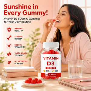Vente Flash Bonbons Gommeux à la Vitamine D3 OEM/ODM Riches en Vitamines et Minéraux pour la Peau et les Ongles - Product Image 3