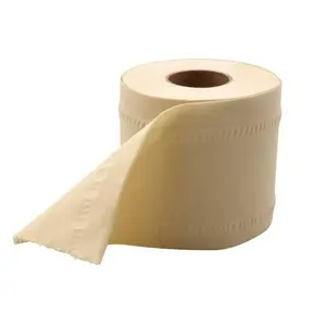 Ultra Baby Soft White Bamboo Tissue 3ply Toilet Paper FSC Virgin Wood Pulp Embossed/plain Carton Bathroom Brown 14 Gsm 10*10cm
