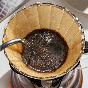 V-Shaped Coffee Filter Paper 14 Servings Disposable For Drip Coffee Making V60 Cone Machine Solid Color - Product Image 3