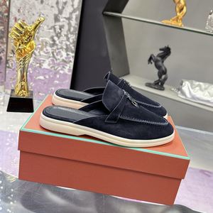 <span class=keywords><strong>Mocasines</strong></span> Retro Cómodos <span class=keywords><strong>para</strong></span> <span class=keywords><strong>Hombre</strong></span> y Mujer, <span class=keywords><strong>de</strong></span> Cuero Genuino y Gamuza, Estilo Pantuflas, Sin Cordones, Color Sólido, Tendencia <span class=keywords><strong>de</strong></span> Moda <span class=keywords><strong>para</strong></span> Primavera, <span class=keywords><strong>Verano</strong></span> y Otoño - Product Image 3