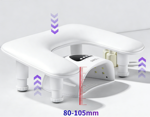 Reposabrazos de Manicura y Pedicura en Forma de U, Altura Ajustable, Logotipo Personalizable, Cuero PU Suave, Venta al Por Mayor - Product Image 1