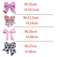 Patch de Noël personnalisé en chenille 3D avec sequins, broderie scintillante, appliqué thermocollant pour vêtements et sacs, approvisionnement OEM en gros