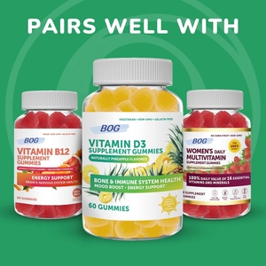 Gummies de Vitamine C OEM/ODM pour Adultes et Enfants – Soutien du Système Immunitaire – Complément Booster d'Immunité VIT C – Gommes Végétaliennes Mâchantes et Savoureuses - Product Image 2