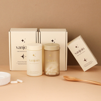 Boîte en carton personnalisée pour flacon en verre mat, boîte d'expédition de haute qualité pour conteneur de vitamines en verre, boîte cadeau portable à couvercle rabattable