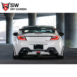 Aile arrière de Style ARTISAN en Fiber de carbone en gros d'usine pour Subaru BRZ GR86 86 86 ZN8 ZD8 2021 + Kit de carrosserie de séparateur de lèvre de coffre - Product Image 5