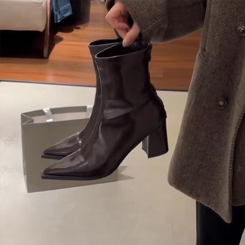 Brown(5cm  Fleece-lined)