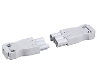Ensemble de connecteurs mâle et femelle BELEKS à 5 broches en forme de L, connecteur d'alimentation 250V