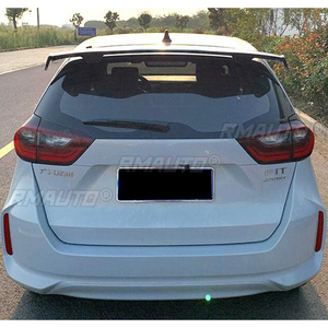 Aileron de toit universel en fibre de carbone véritable pour Honda Fit Jazz, accessoires de coffre GK5 GR9, kit carrosserie 2005-2023 - Product Image 5