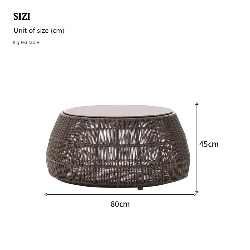 B 2.0m [upgraded aluminum alloy wide rattan]