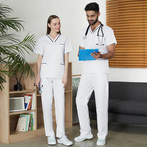 Vente en gros d'uniformes d'allaitement pour médecins et infirmières Ensembles de gommage pour femmes Ensembles d'uniformes d'allaitement médical avec poche - Product Image 5