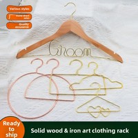 Porte-cravates et foulards créatif en bois et métal, design minimaliste, forme carrée ou ronde, pour mariage (mariée et marié)