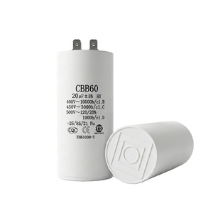 <span class=keywords><strong>Condensateur</strong></span> à film HaoYe <span class=keywords><strong>CBB60</strong></span> 4µF 400-500V pour moteurs de pompes à eau/air, à faible perte et auto-réparant, avec fixation par vis inférieure - Product Image 6