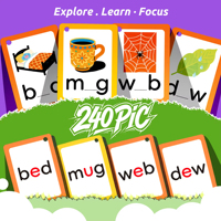 Cartes flash CVC pour la maternelle, 120 cartes flash CVC - Activité de lecture phonétique pour la maternelle, âges 4-6 ans