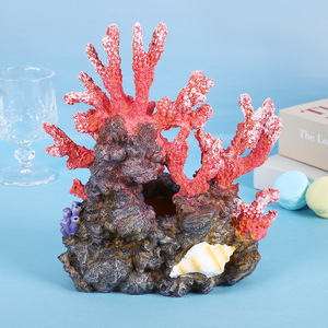 고품질 레진 인조 기능성 레진 산호초 바위 어항 장식품 (어항용) - Product Image 6
