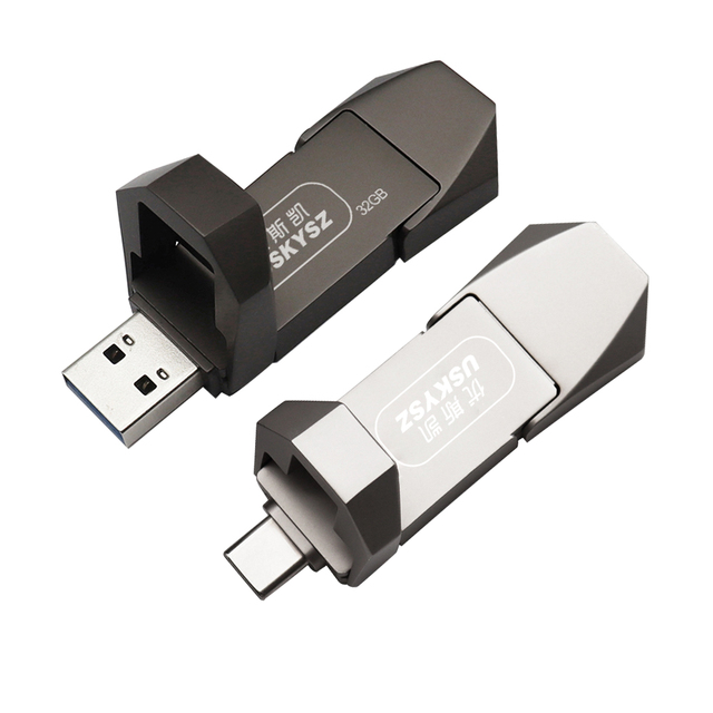 Wholesale Pendrive OTG Type c Speed up to 500MB/s 128GB 256GB 512GB 1TB USB 3.2 Gen2 External Solid State Drive Thumb Drive