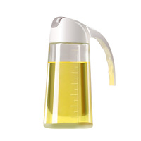 Distributeur d'huile en verre pour cuisine, ouverture/fermeture automatique, pot à huile domestique, bouteille grande capacité anti-taches pour sauce soja et vinaigre