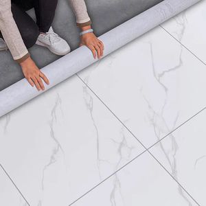 Baldosas Adhesivas para <span class=keywords><strong>Piso</strong></span> de 60*60cm, Revestimiento Vinílico Autoadhesivo para Pared, Adhesivos para Azulejos de Cocina y Baño, Revestimiento de PVC Impermeable - Product Image 3