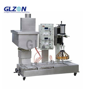 Machine de remplissage quantitative de boîtes d'huile végétale/peinture/résine/durcisseur entièrement automatique avec machine de capsulage 5-30L - Product Image 3