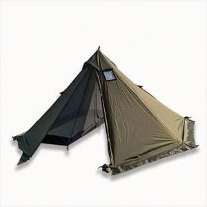 Carpa Tipi Ligera de Tela Oxford para 3 Personas, Ideal para Campamentos y Excursiones Familiares al Aire Libre - Product Image 2