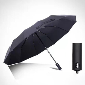 12K Strong Windproof Folding Custom <b>Umbrella</b> With Logo - Product Image 1