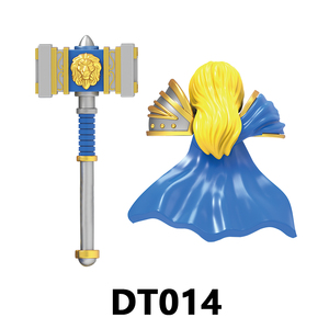 DT014-021游戏角色阿尔萨斯第七军团批发小型教育在线积木套装儿童玩具 - Product Image 3