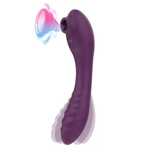 Có thể sạc lại sucking Vibrator, thực tế dildo 10 chế độ rung động mạnh mẽ động cơ kép clit Vibrator dành cho người lớn quan hệ tình dục đồ chơi