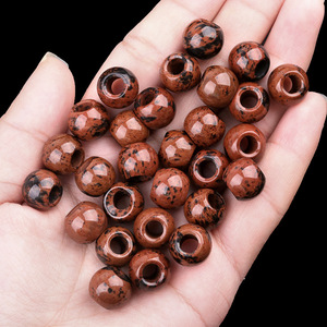 Grande vendita all'ingrosso 12mm con foro di 5mm agata di cristallo <span class=keywords><strong>verde</strong></span> <span class=keywords><strong>pietra</strong></span> naturale sciolto per fai da te gioielli che fanno Labradorite Jasper Apatite rosso - Product Image 6