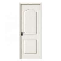 Porte intérieure en verre pour appartement ou hôtel, avec panneau en MDF OEM PSL, verre trempé et rail silencieux