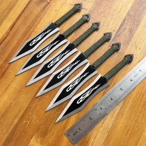 Juego de 6 Cuchillos de Bolsillo Tácticos de Acero Inoxidable de Alta Calidad con Hoja Recta, Personalizables OEM/ODM - Product Image 6