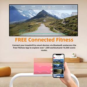 <span class=keywords><strong>Caminadora</strong></span> Eléctrica Plegable Mini Rosa para Debajo del Escritorio <span class=keywords><strong>con</strong></span> Pantalla LED para Ejercicio en Casa o Gimnasio Interior - Product Image 2